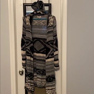 Long cardigan size small